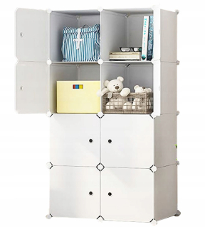 Skriňa MAXXLLC 74 x 140 x 47 cm biela